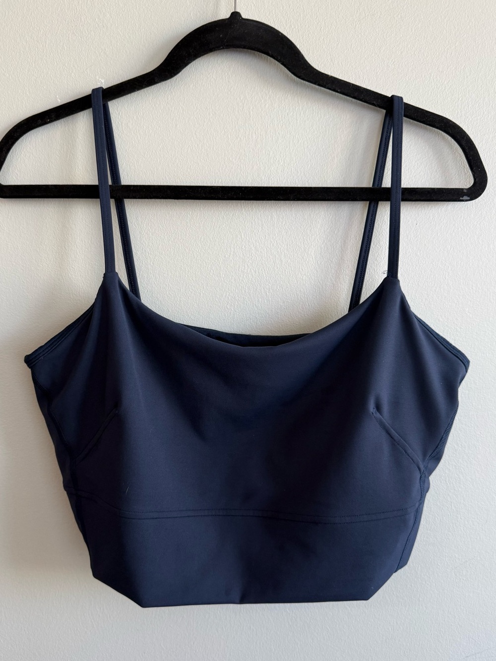 Lululemon Navy Blue Cami Crop Top Bra Tank